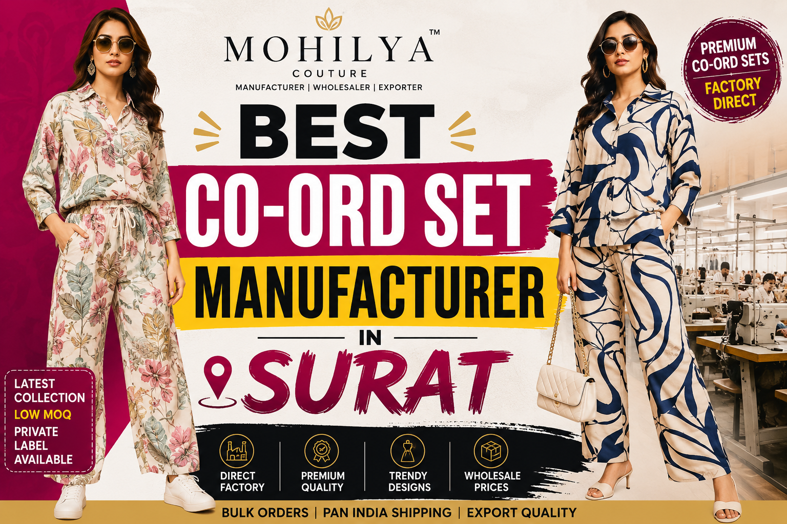 Co Ord Set Manufacturer in Surat, India