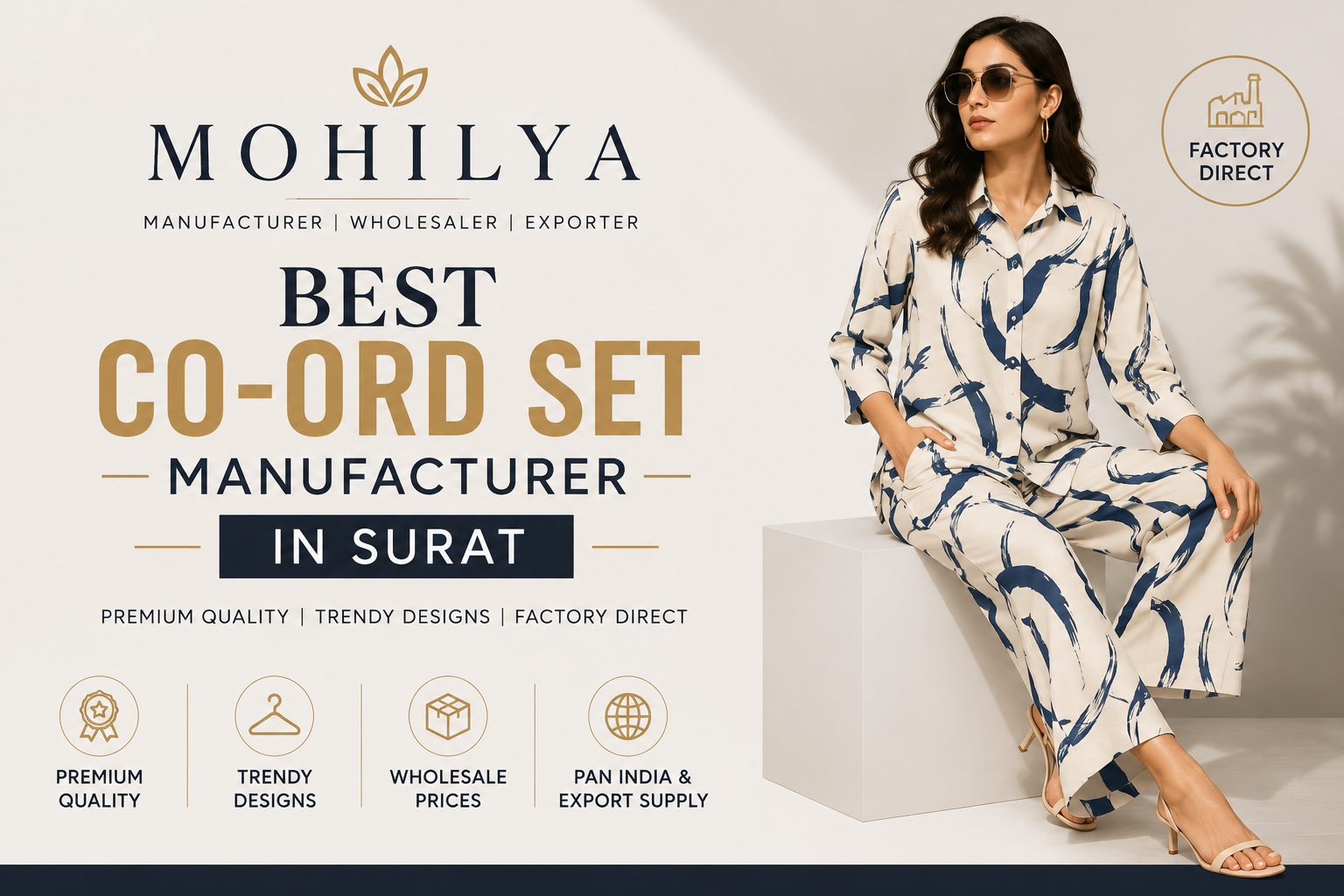 Why Mohilya Is the Leading Co-Ord Set Manufacturer in Surat