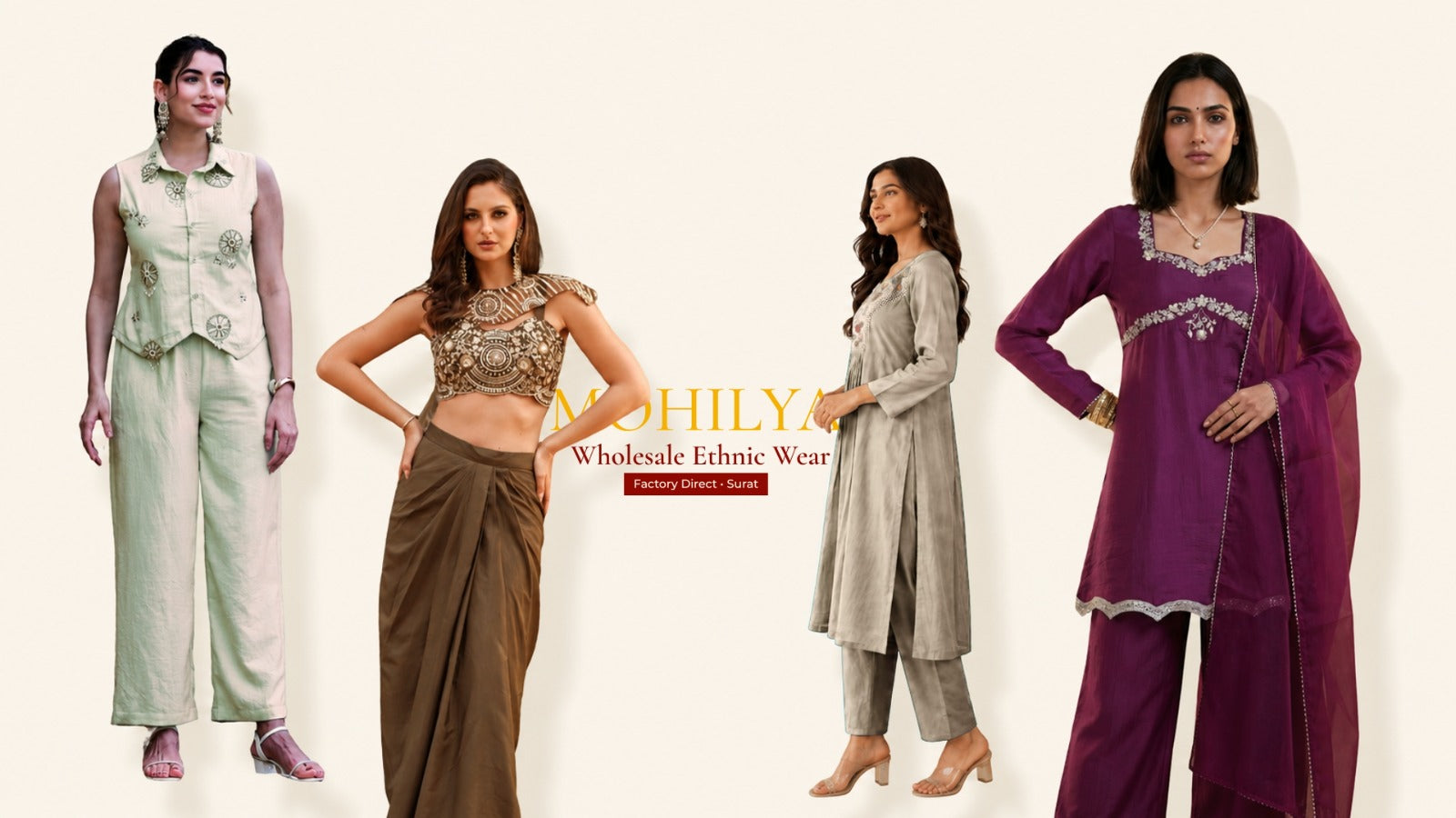 Wholesale Kurti & Co-Ord Set Manufacturer in Surat – Premium Ethnic Wear for Retailers & Boutique Owners