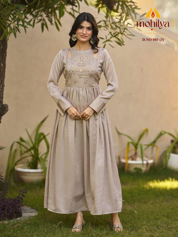 Modern Cut-Out Detailed gown