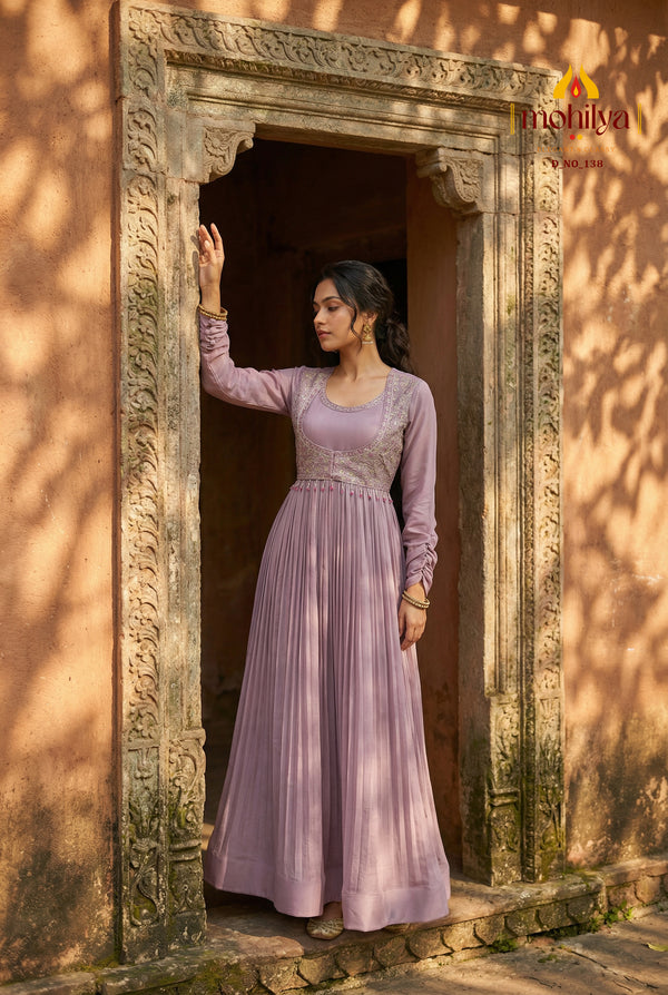 Anarkali-style gown