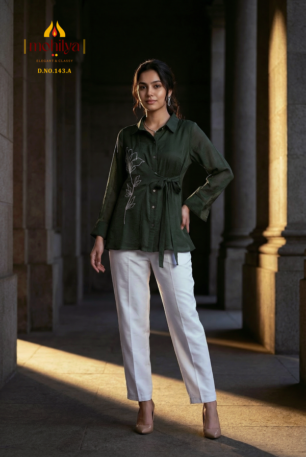 shirt-style silhouette Co-ord Set